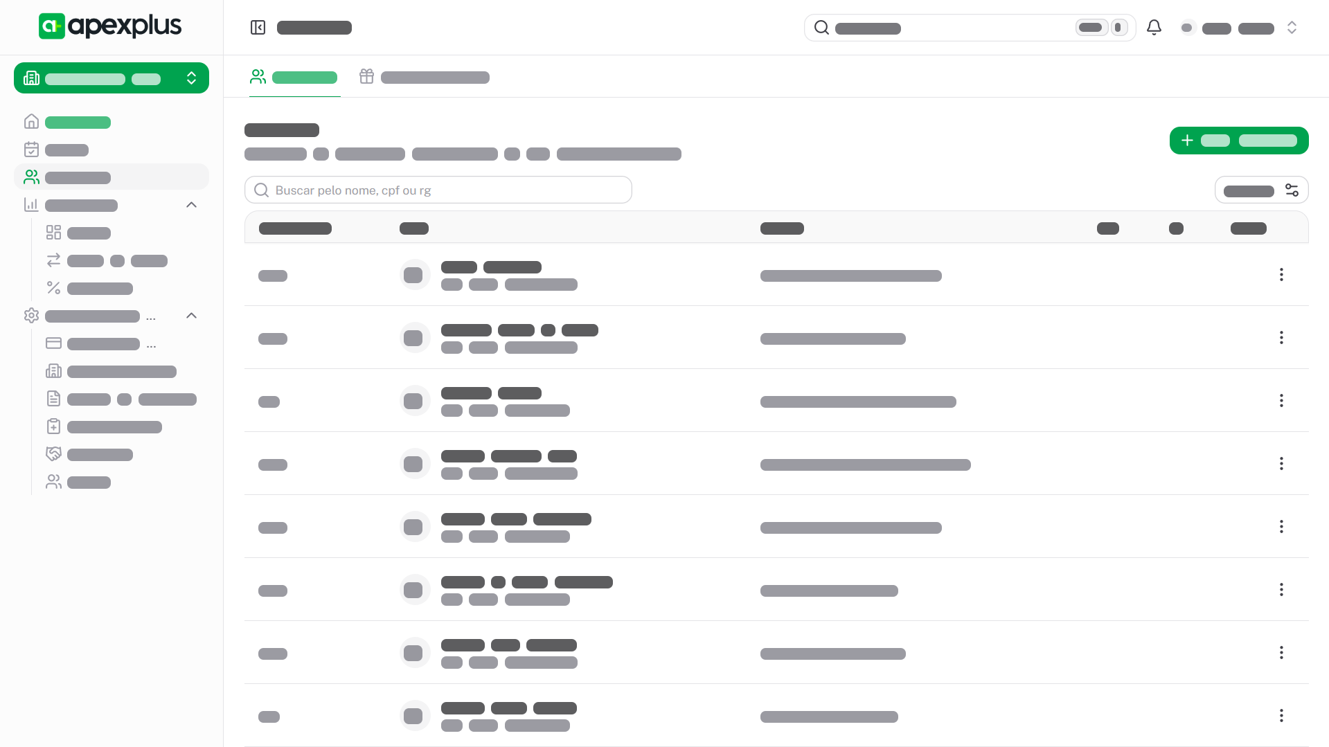 Gestão de Pacientes